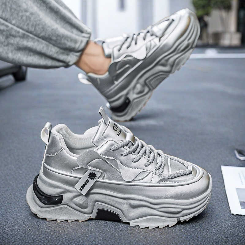 Black Platforme Tennis Man Spo - огляд і ціна Shoes Heels Men