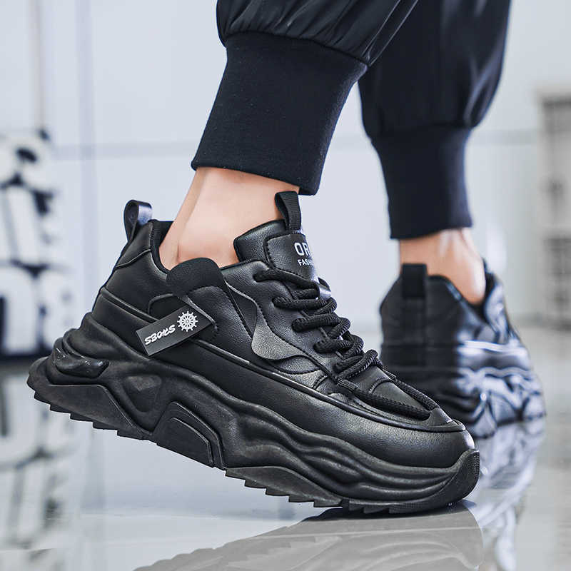 Black Platforme Tennis Man Spo - огляд і ціна Shoes Heels Men