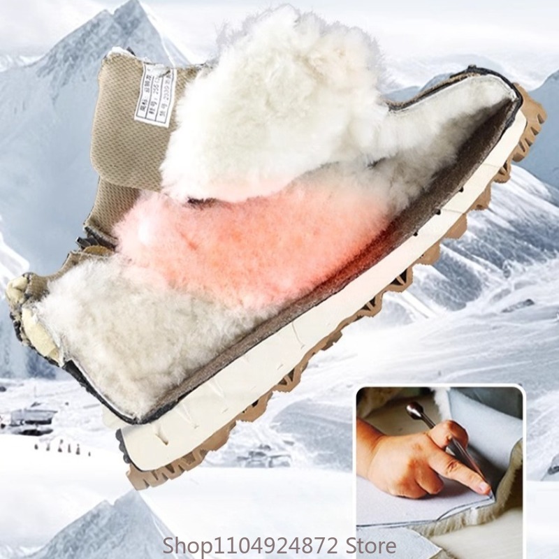 Winter Warm Wool Cotton Shoes  - огляд і ціна Men'S Shoes Temu