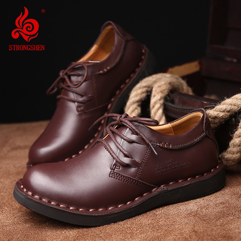 STRONGSHEN Men's Genuine Leath - огляд і ціна Men Shoes Louboutin