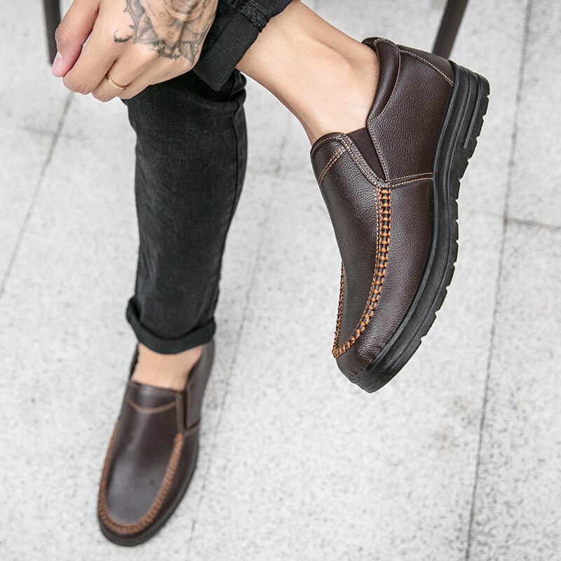 Men's Light Leather Casual Sho - огляд і ціна Men Shoes Louboutin