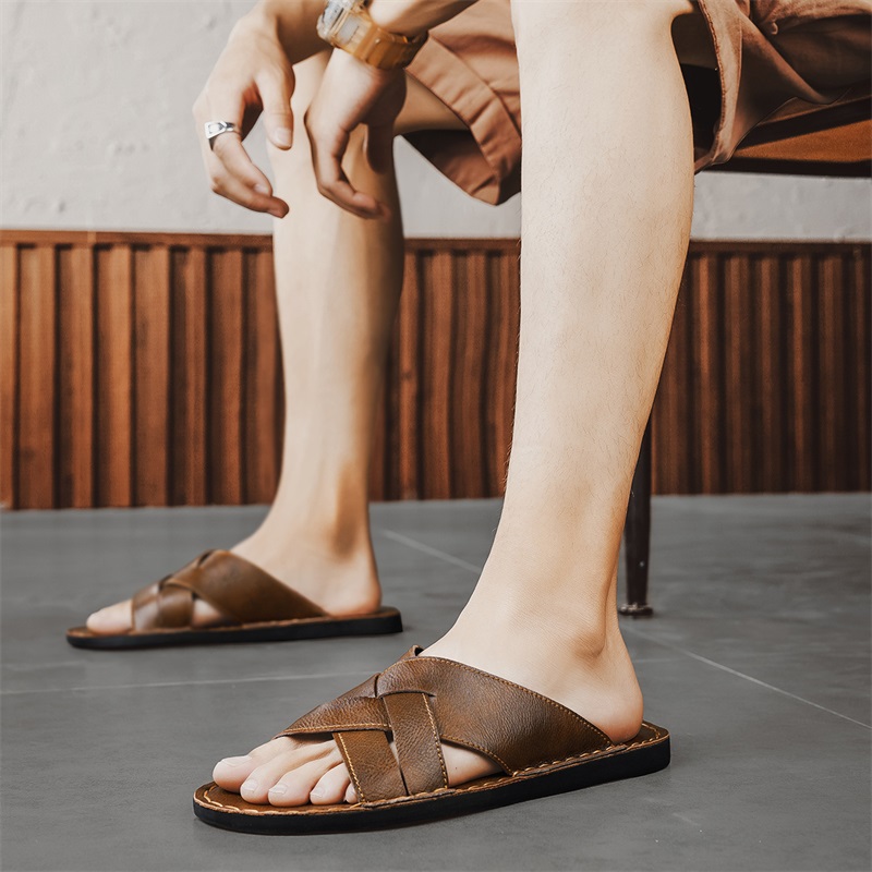 Genuine Leather Men Casual San - огляд і ціна Men'S Shoes Temu