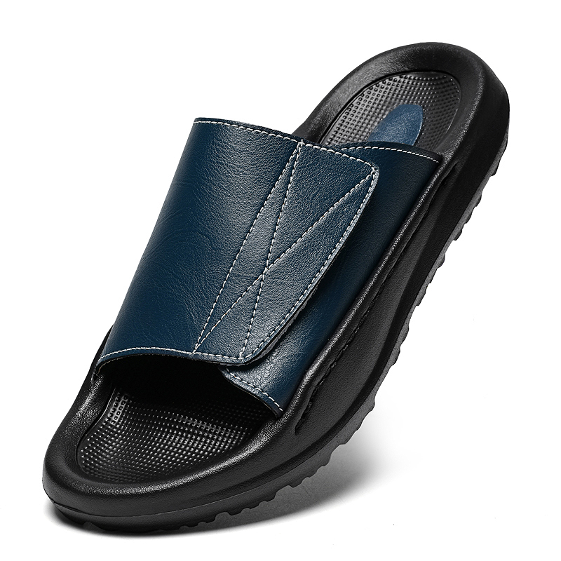 Easy-top Leather Slide Slipper - огляд і ціна Men'S Shoes Comfortable Walking