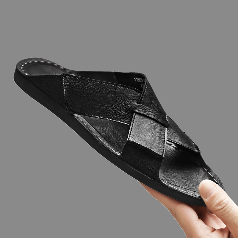 Fashion Genuine Leather Men Sl - огляд і ціна Men'S Shoes Temu