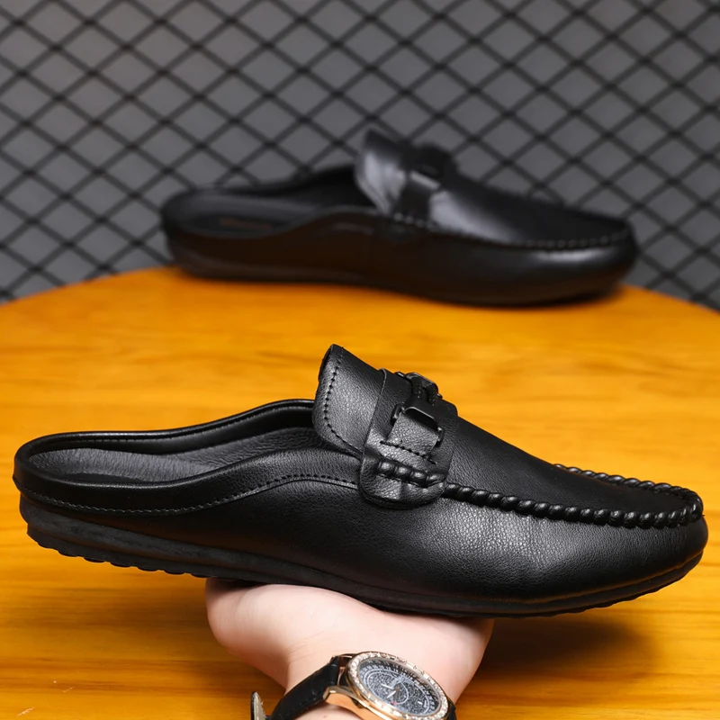 Summer Men Half Slippers Non-s - огляд і ціна Men'S Shoes Comfortable Walking