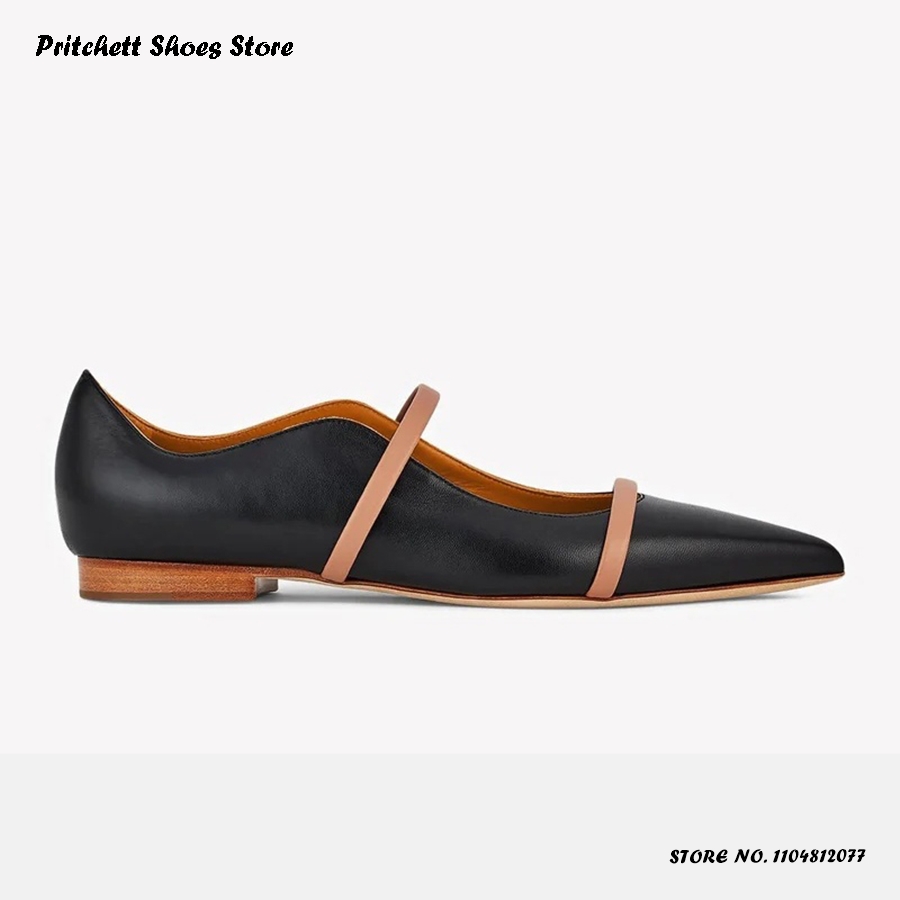 Women's Dual-straps Leather Ba - огляд і ціна Shoes Heels Men