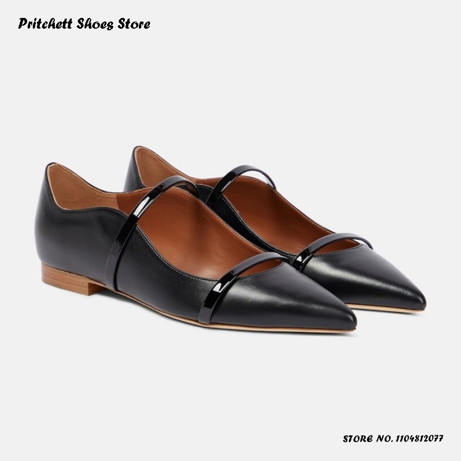Women's Dual-straps Leather Ba - огляд і ціна Shoes Heels Men