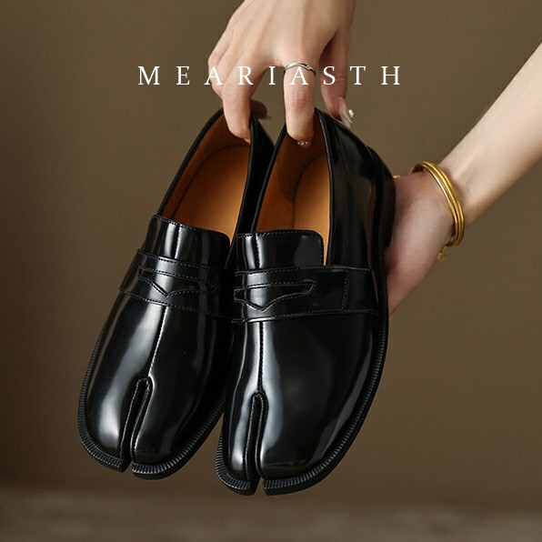 black Tabi Shoes Split Toe Pat - огляд і ціна Men'S Shoes Temu