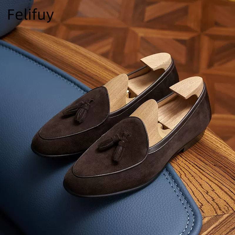 Italian kinds Cow Suede Men's  - огляд і ціна Men Shoes Kinds