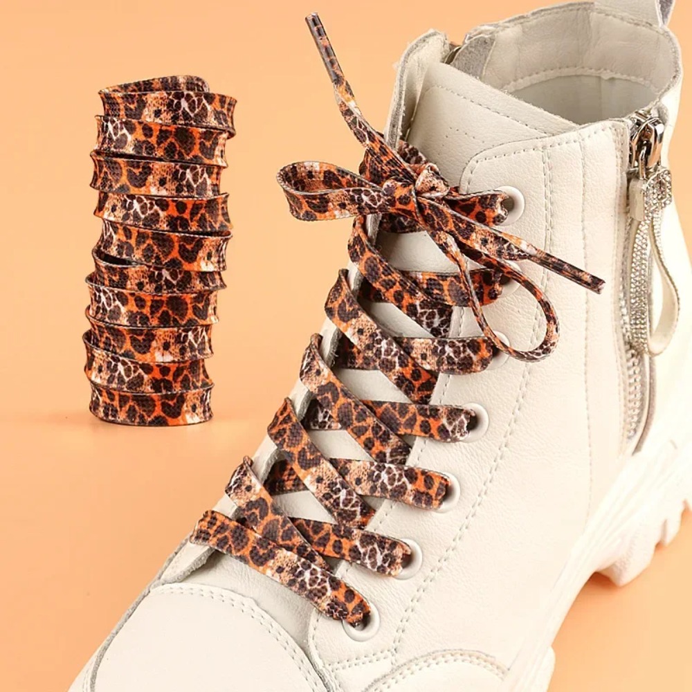 Classic Leopard Print Shoelace - огляд і ціна Men Shoes Kinds