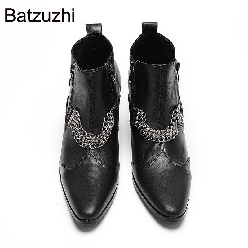 Batzuzhi 7cm High Heels Pointe - огляд і ціна Shoes Heels Men