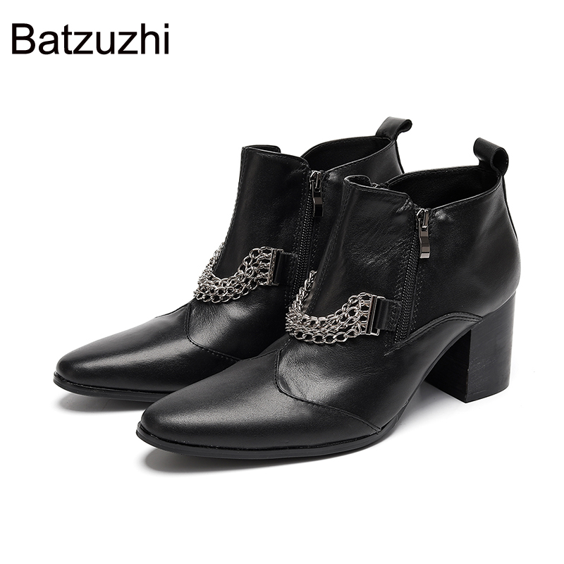 Batzuzhi 7cm High Heels Pointe - огляд і ціна Shoes Heels Men