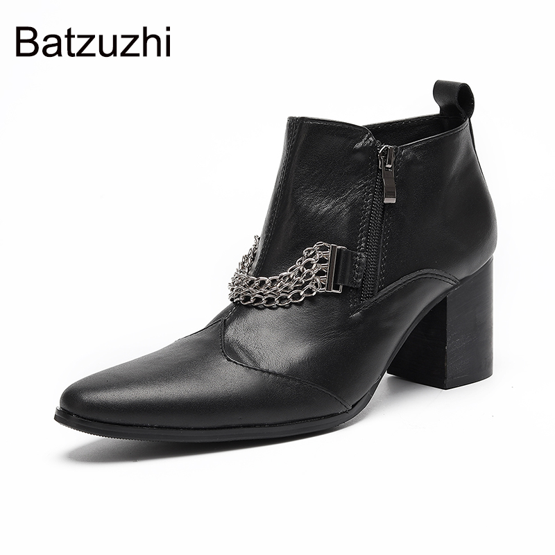 Batzuzhi 7cm High Heels Pointe - огляд і ціна Shoes Heels Men