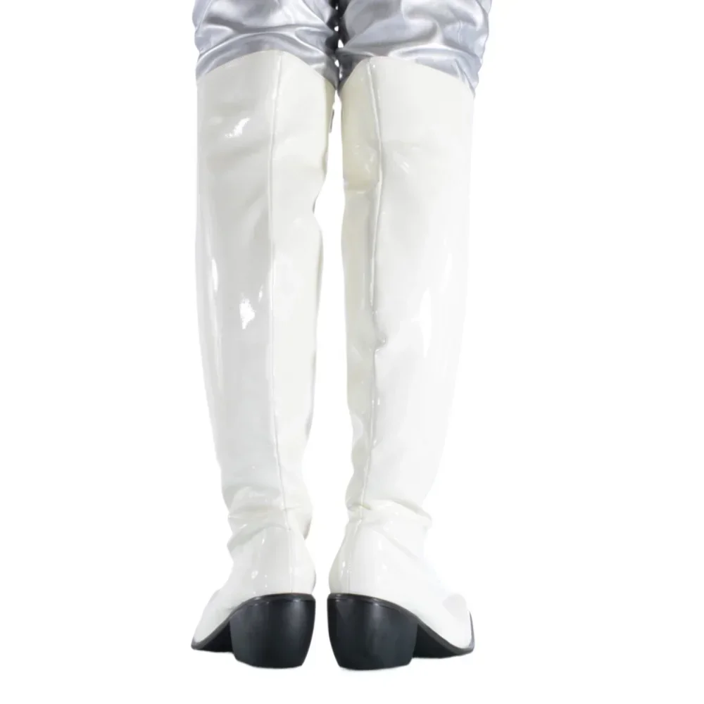 Fashion Men Patent Leather Ove - огляд і ціна Shoes Heels Men