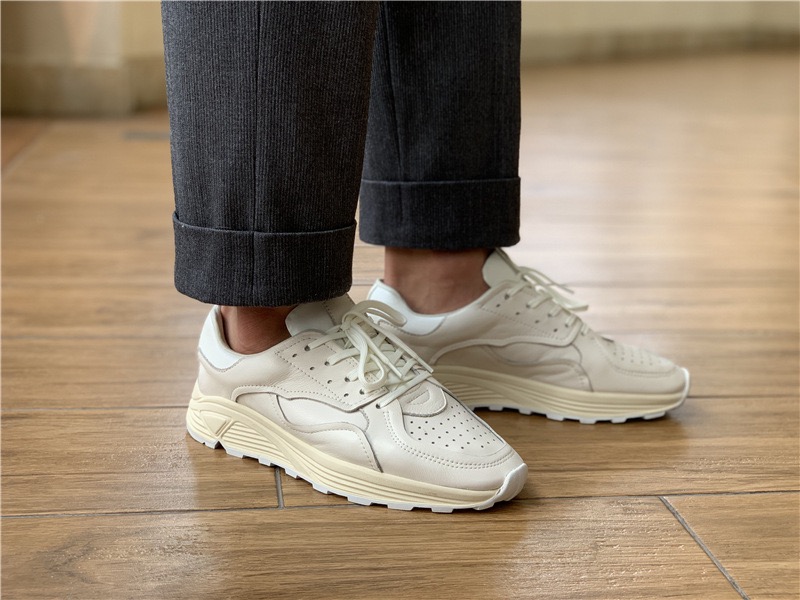 Round-toe Lace-up Casual White - огляд і ціна Men'S Shoes Temu