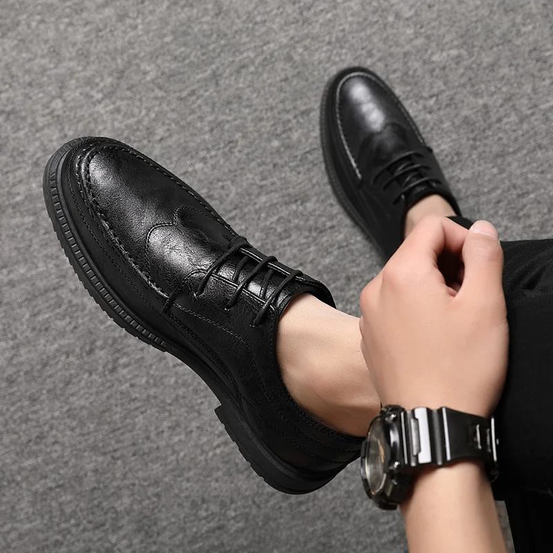 High Quality Leather Men Casua - огляд і ціна Men Shoes Louboutin