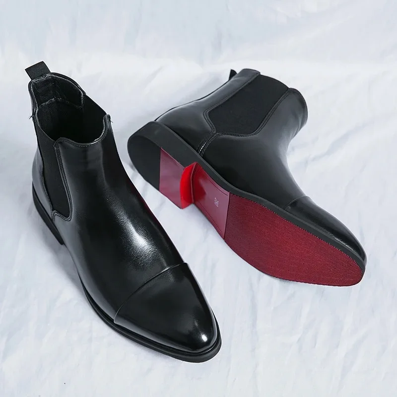 Men's Boots Luxury Brand Leath - огляд і ціна Men Shoes Louboutin