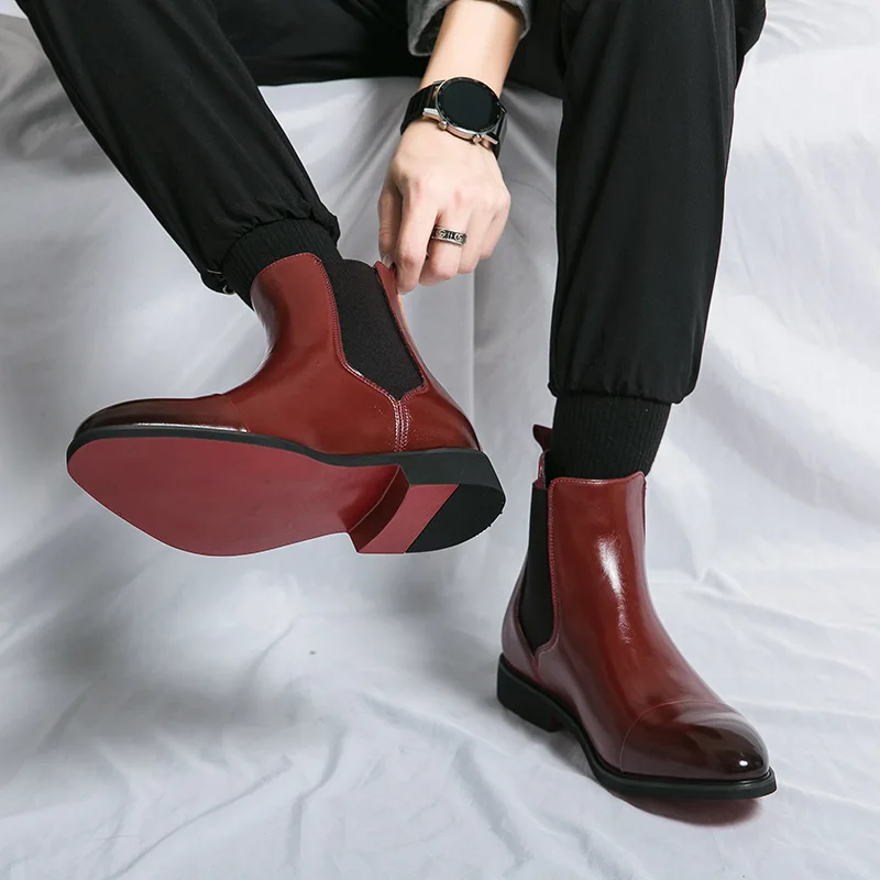 Men's Boots Luxury Brand Leath - огляд і ціна Men Shoes Louboutin